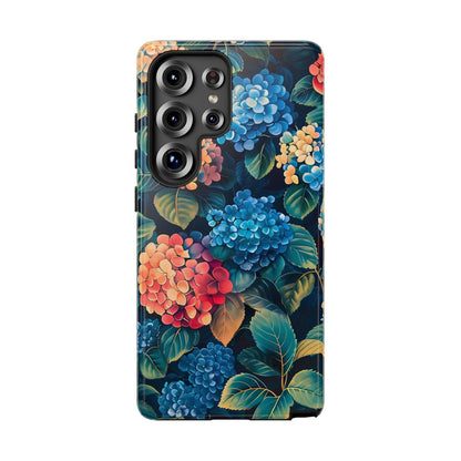 Floral Phone Case, Stylish Tough Case for Gardener Gift, Flower Lover Accessory, Pretty Floral Design, Protective Case