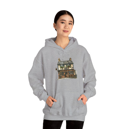 Unisex Heavy Blend™ Hooded Sweatshirt - A British Village Dream