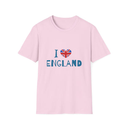 I love England Durable Unisex Softstyle T-Shirt