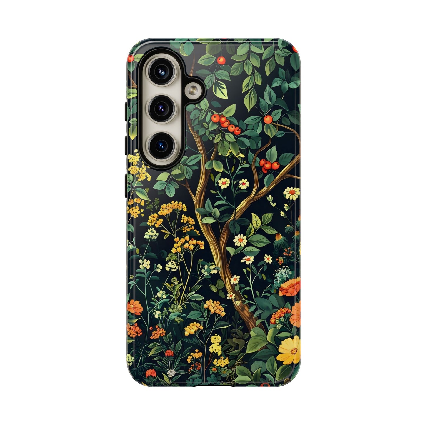 Floral Phone Case - Tough Cases, Colorful Nature Design, Gift for Flower Lovers, Phone Accessory, Unique Cell Phone Cover
