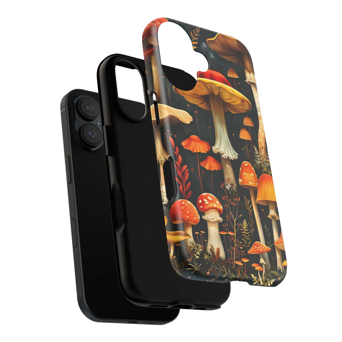 Whimsical Mushroom Phone Case | Tough Cases – Unique Nature Design, Eco-Friendly Cover, Gift for Nature Lovers, Phone Accessory, Fall Decor