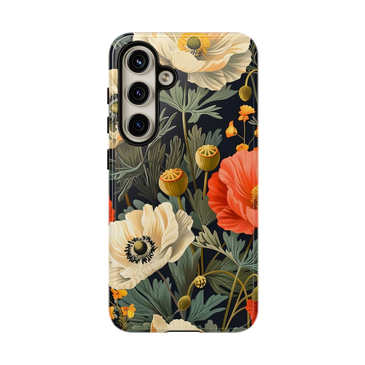 Floral Phone Case - Tough Cases with Vibrant Garden Design, Phone Accessory, Gift for Her, Spring Style, Nature Lover