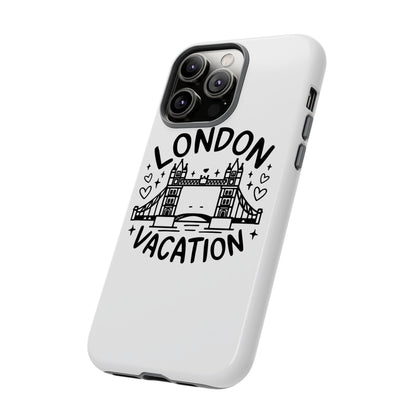London Vacation Phone Case, Travel Accessories, Unique Gift, London Lover, Custom Phone Cover, Vacation Souvenir