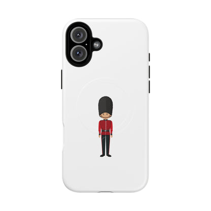 Guard Themed Magnetic Phone Case, Cute Soldier Design, Gift for Kids, Unique Gadget Accessory, Fun Phone Cover