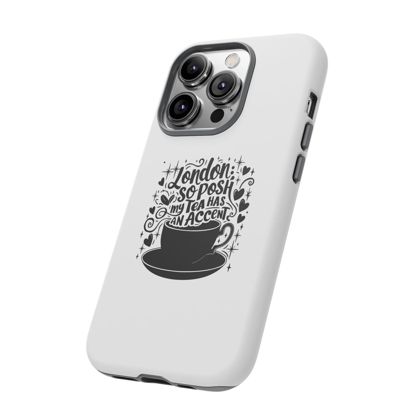 Posh Tea iPhone Case - London Accent Design