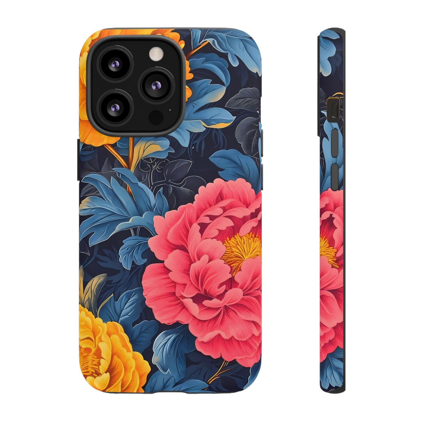 Floral Phone Case, Tough Cases, Stylish Mobile Cover, Gifts for Her, Phone Accessories, Unique Flower Design