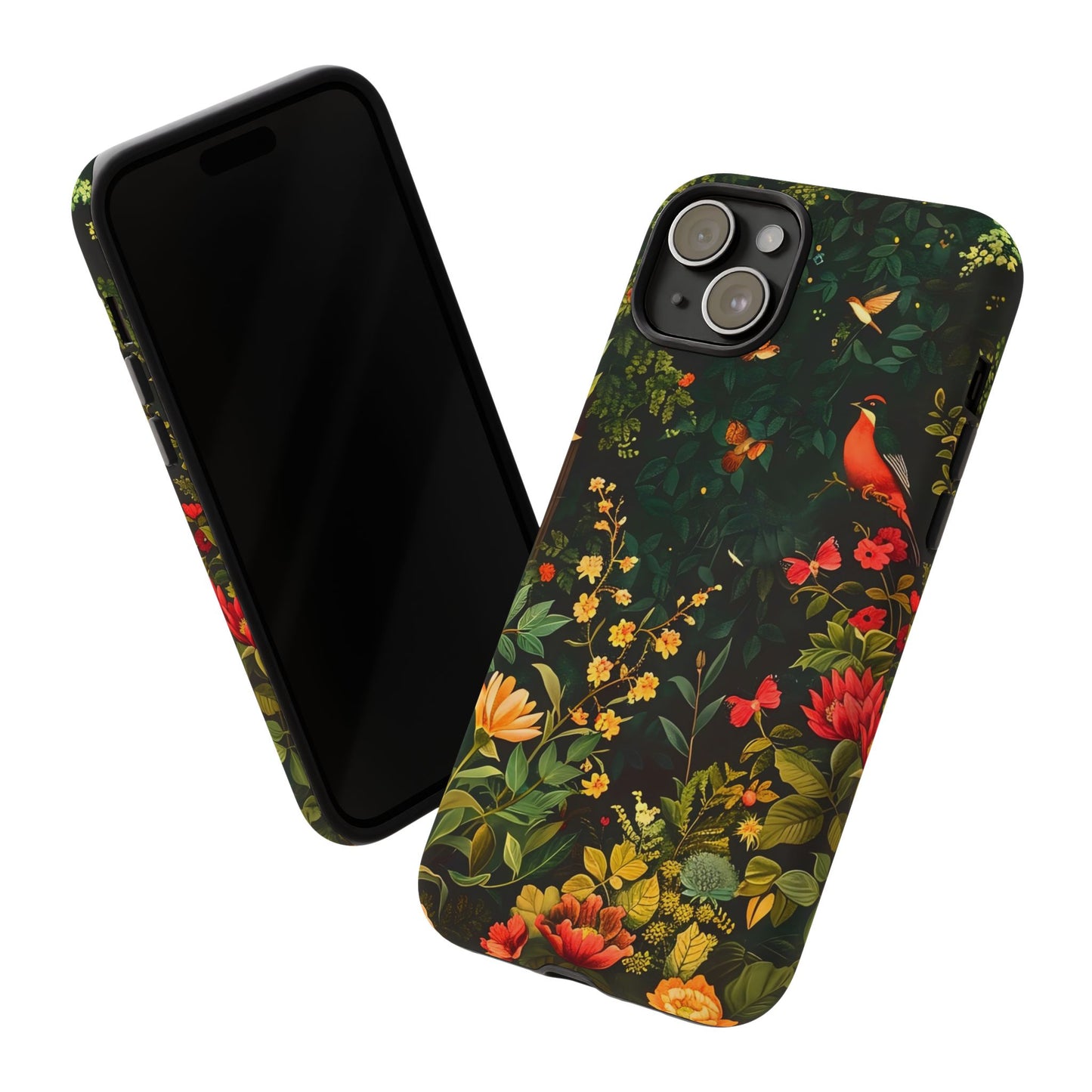 Floral Tough Phone Case, Nature-Inspired Design, Ideal for Garden Lovers, Gift for Birthdays, Christmas, Eco-Friendly Accessory