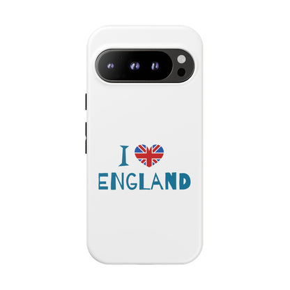 I Love England Phone Case - Stylish Tough Cases for UK Enthusiasts