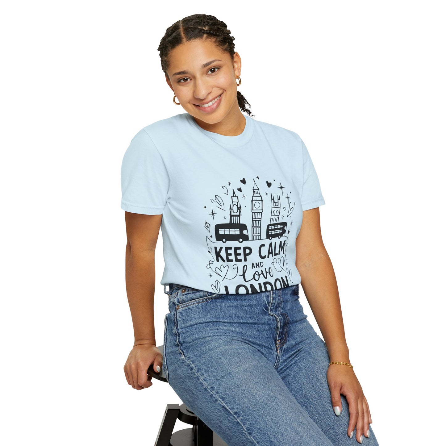 Unisex Garment-Dyed T-shirt - Keep Calm and Love London