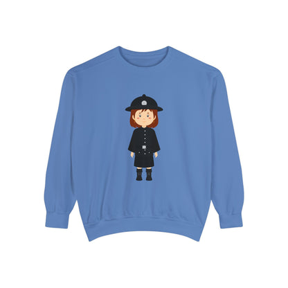 Unisex Garment-Dyed Sweatshirt - British Soldier - Classic Military Elegance and Honorable