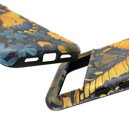 Colorful Butterfly Phone Case, Floral Design, Tough Cases, Protective Cover, Gifts for Nature Lovers, Birthday Present