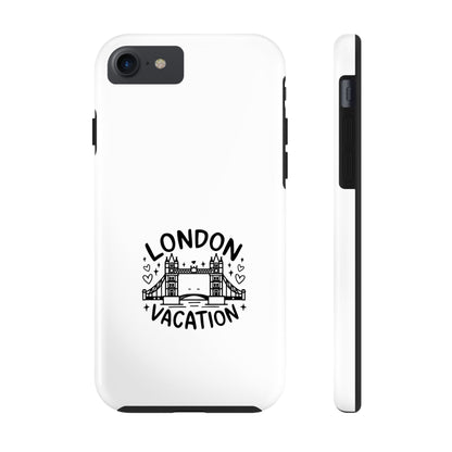 London Vacation Tough Phone Cases, Travel Gifts, London Souvenir, Durable Phone Cover, Cute Cell Phone Case, Travel Accessory