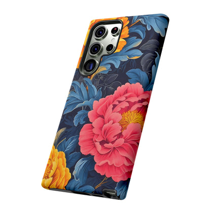 Floral Phone Case, Tough Cases, Stylish Mobile Cover, Gifts for Her, Phone Accessories, Unique Flower Design