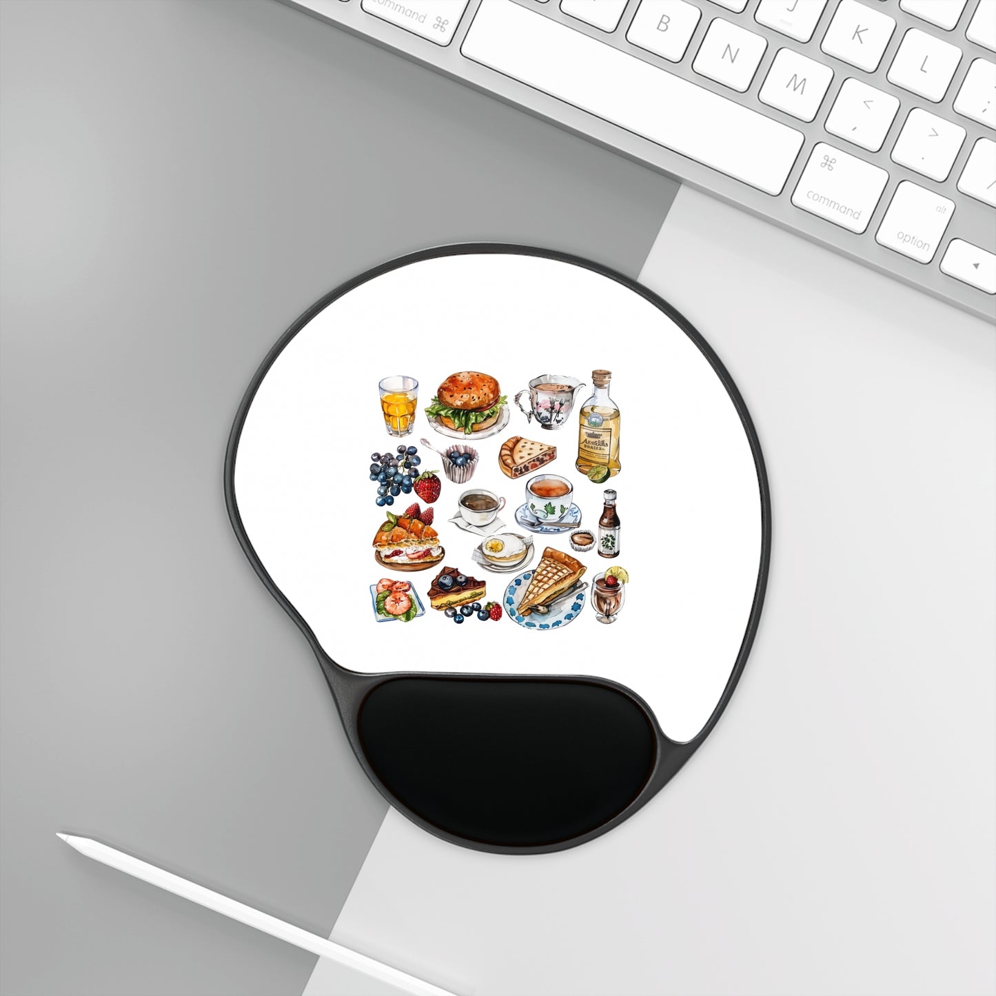 Artistic Mouse Pad With Wrist Rest
