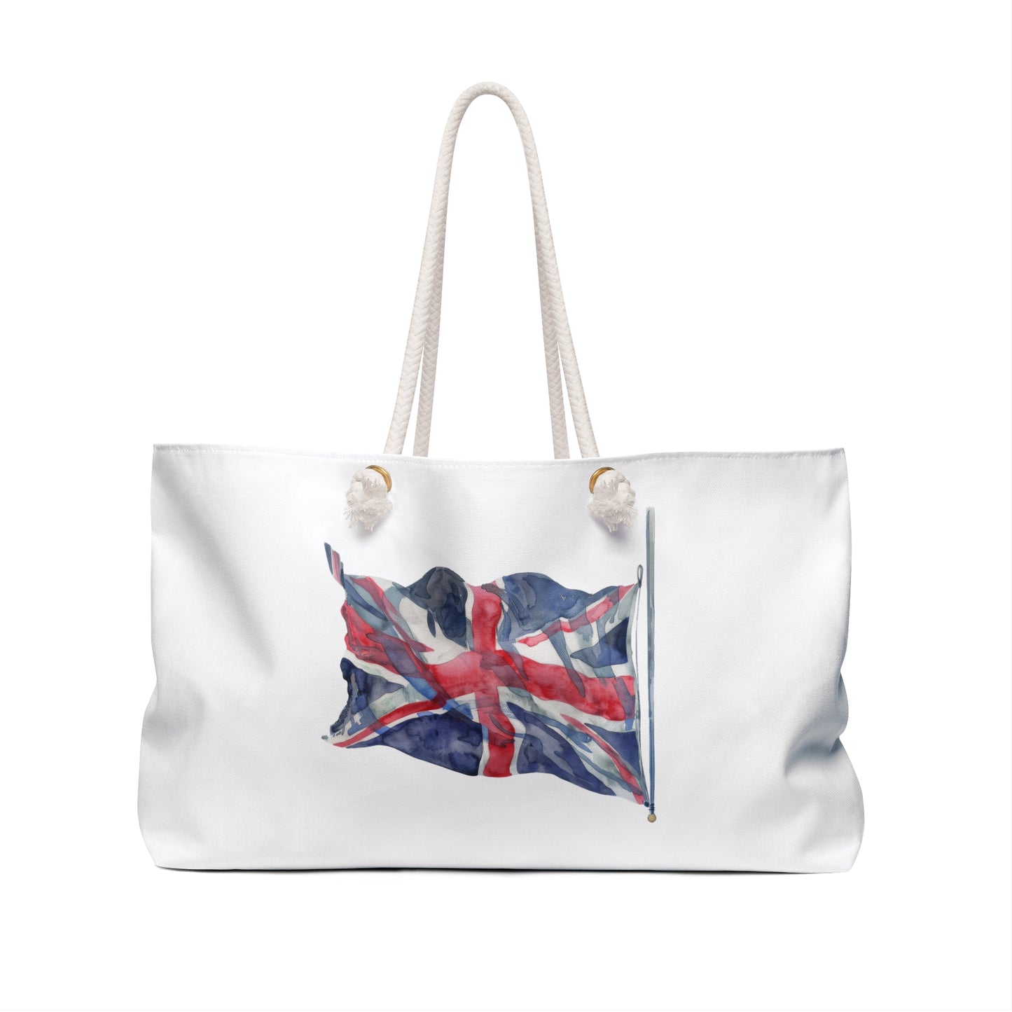 Stylish Union Jack Weekender Bag, Travel Tote, Beach Bag, Overnight Bag, British Flag Bag, Gift for Travelers