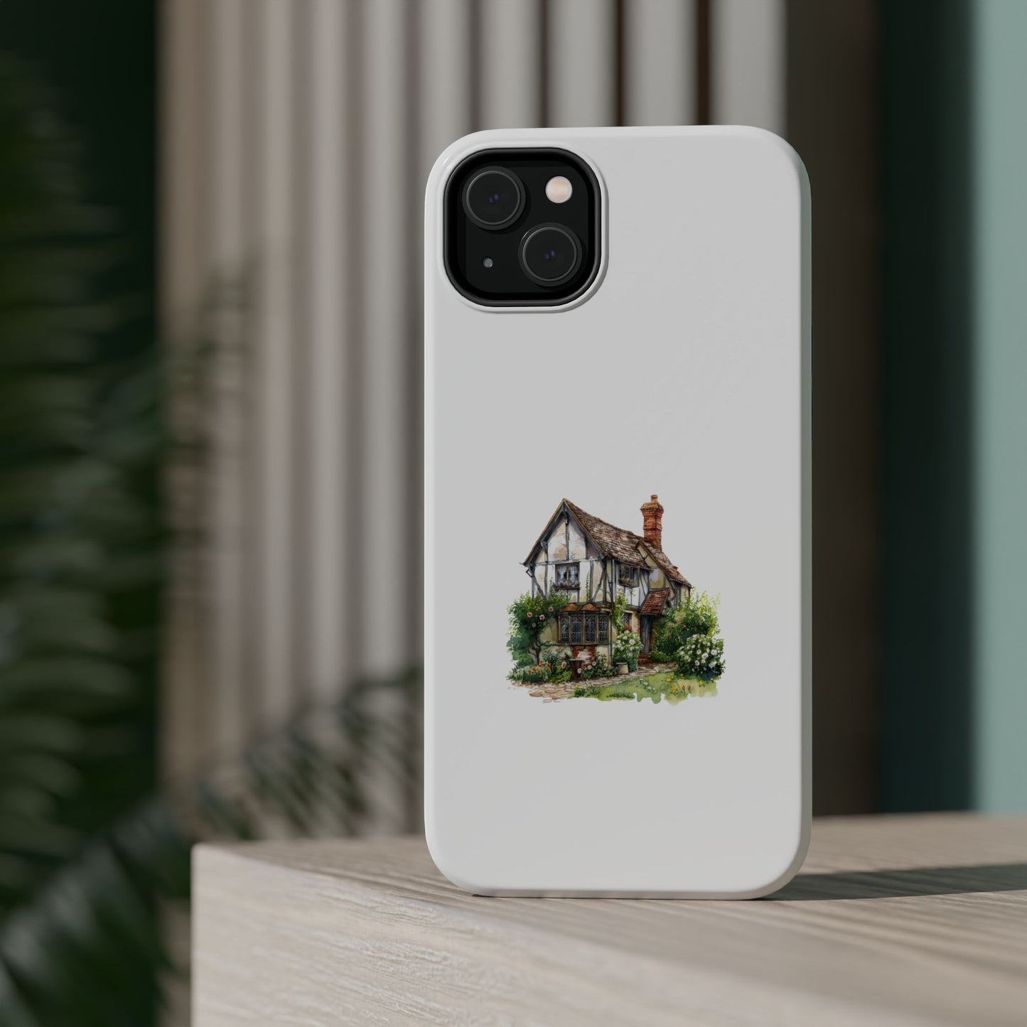 Magnetic Phone Cases, Whimsical Cottage Design, Unique Gift, Phone Accessory, Artful Cases for Nature Lovers, Customized Options