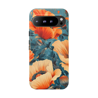 Floral Phone Case, Tough Cases for Protection and Style, Spring Aesthetic, Gift for Her, Phone Accessory for Nature Lovers