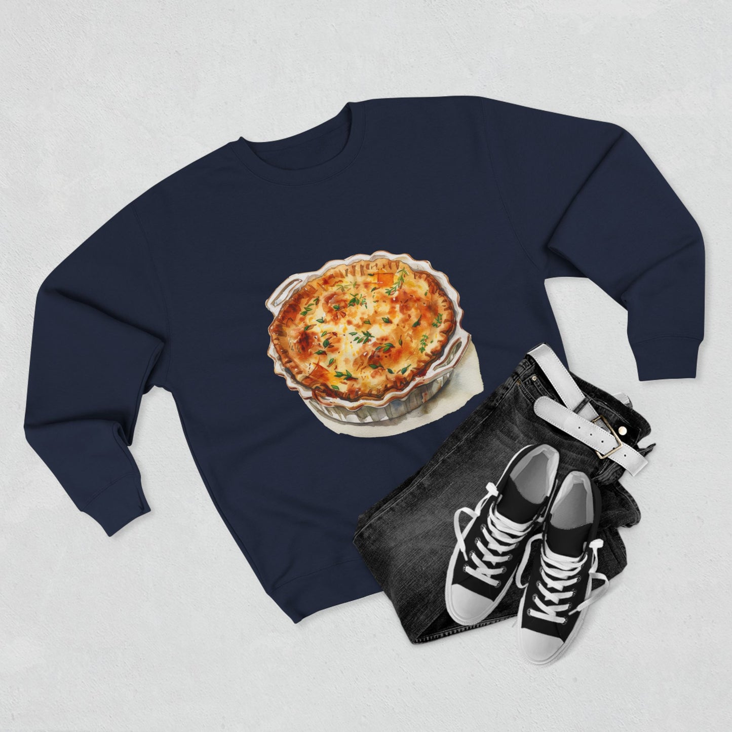 Unisex Crewneck Sweatshirt - British Food - Savory Classics and Traditional Delights