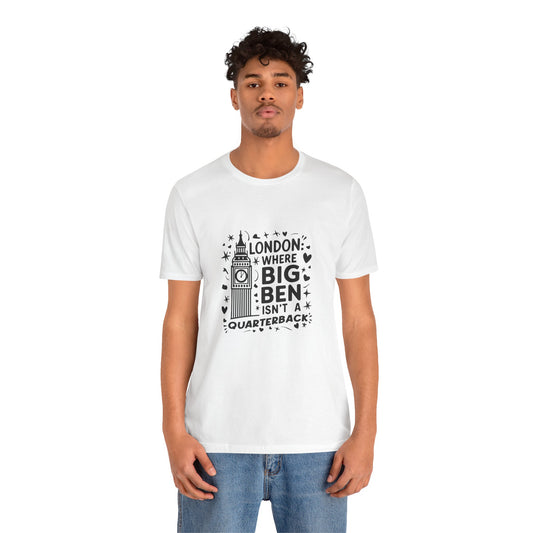 London's Big Ben Unisex Jersey Short Sleeve Tee