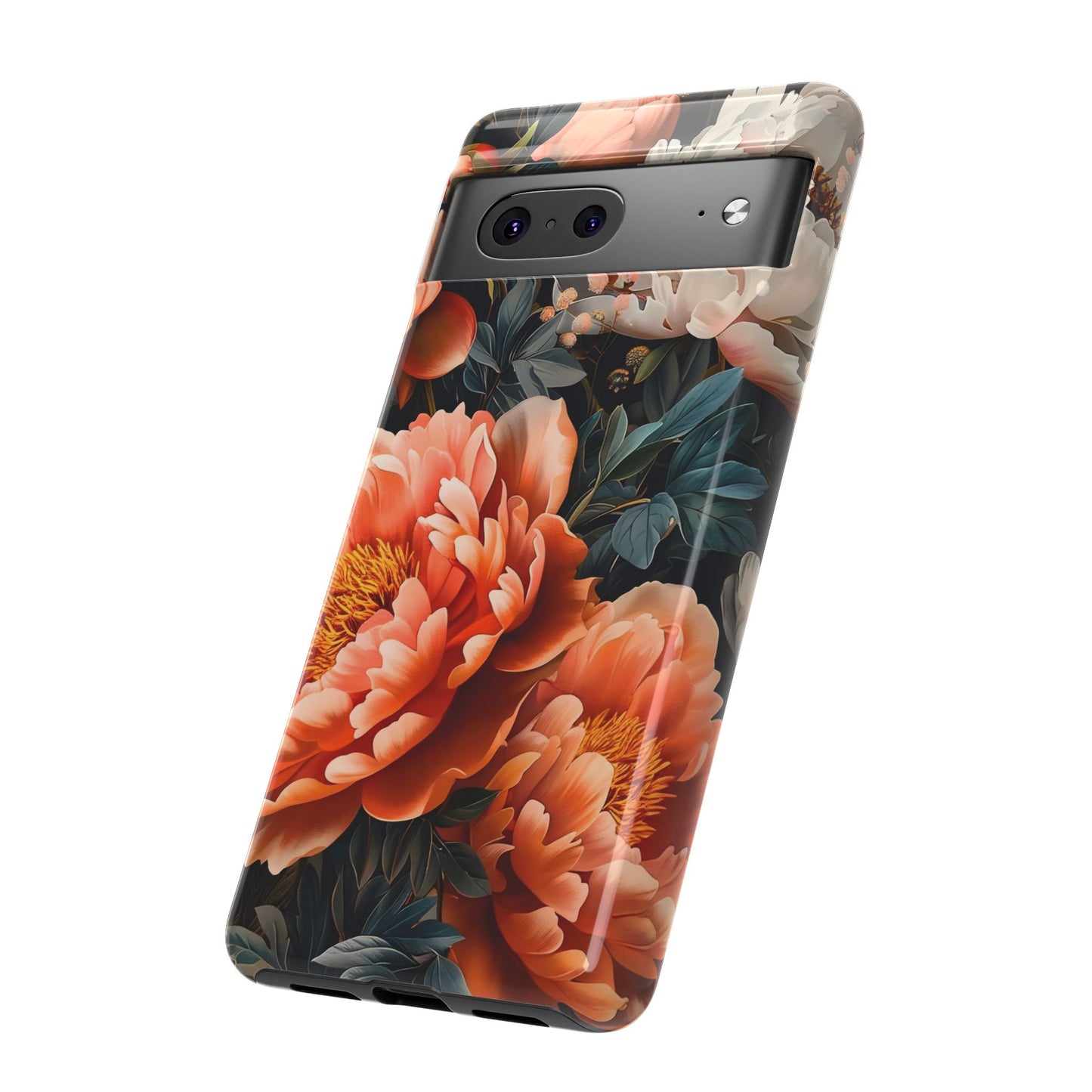 Floral Phone Case - Tough Cases, Durable Cover, Flower Design, Unique Gift, Phone Accessories
