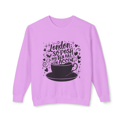 Unisex Lightweight Crewneck Sweatshirt - London's Nostalgic Tea