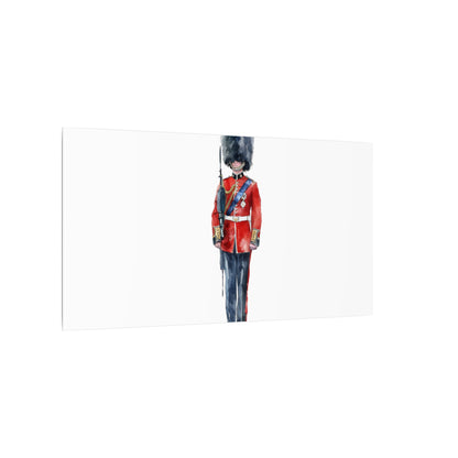 Royal Guard Canvas Art Print, British Soldier Wall Decor, Home Decoration, Gift for History Lovers, Art for Offices, Unique Wall Gallery