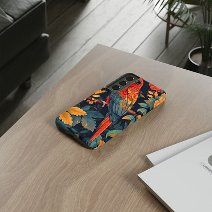 Vibrant Parrot Phone Case - Tough, Stylish, Nature-Inspired, Tropical, Wildlife, Perfect Gift, Summer Vibes