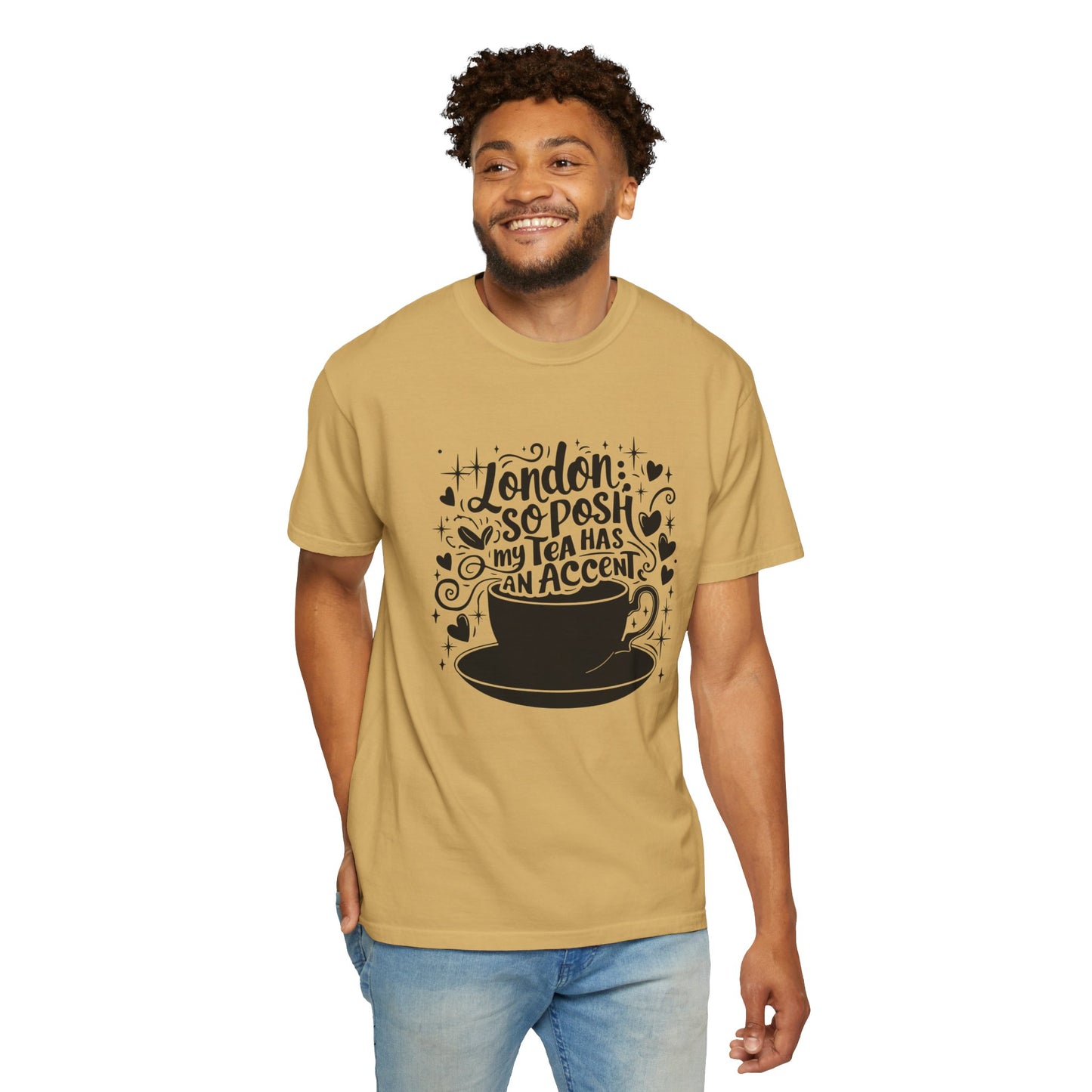 London's Aesthetics Rich Unisex Garment-Dyed T-shirt