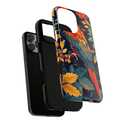 Vibrant Parrot Phone Case - Tough, Stylish, Nature-Inspired, Tropical, Wildlife, Perfect Gift, Summer Vibes