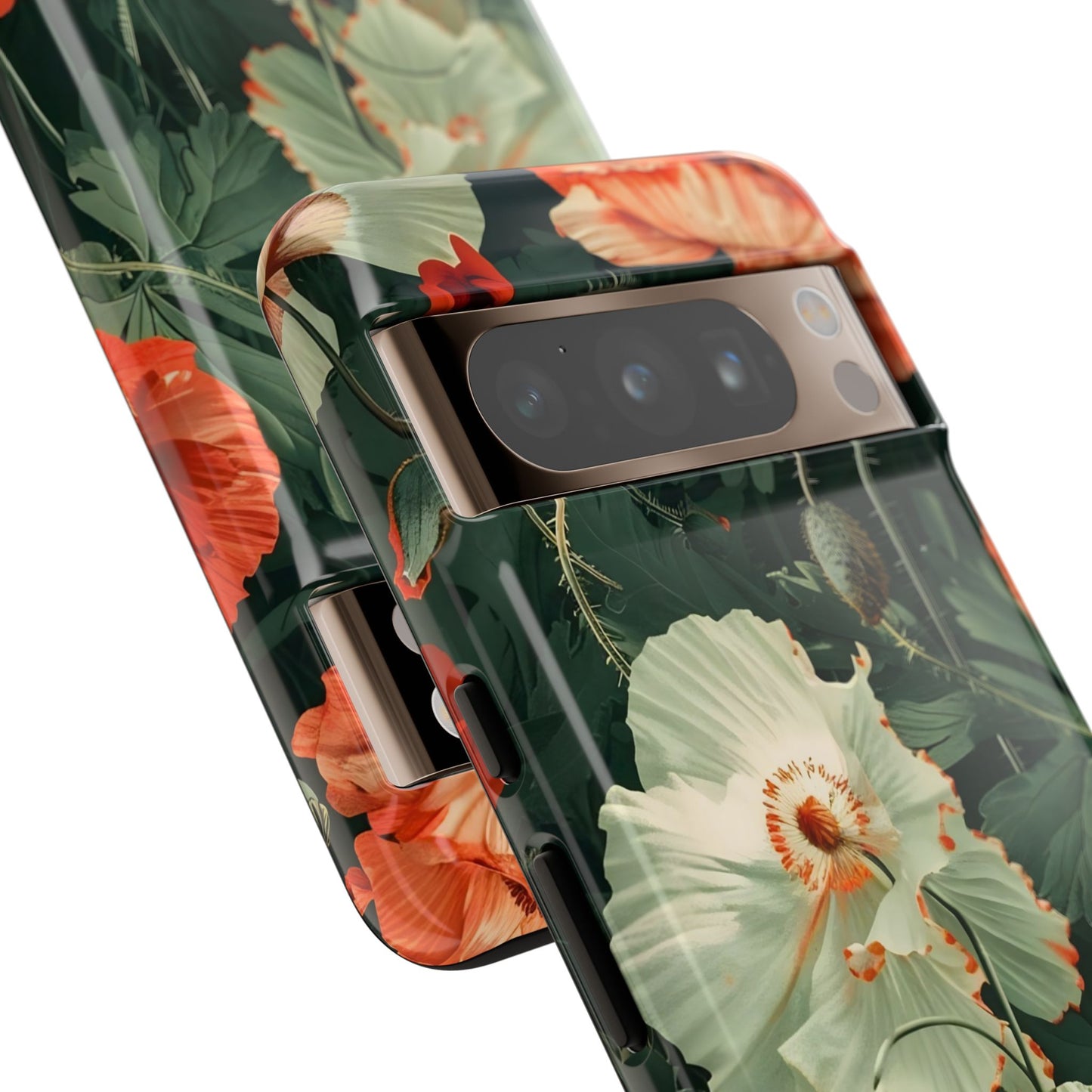 Floral Phone Case - Tough Cases, Botanical Design, Gift for Friends, Trendy Mobile Cover, Personalized Phone Accessory