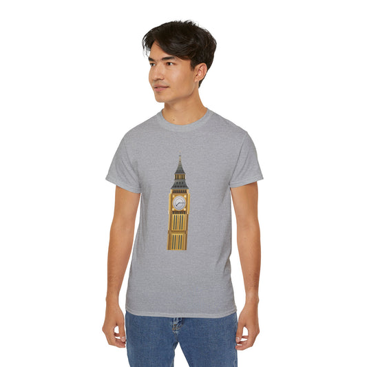 Unisex Ultra Cotton Tee - Iconic Big Ben Clock Tower