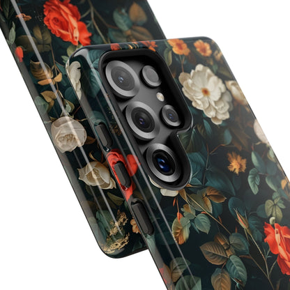 Floral Phone Case | Tough Cases with Elegant Design | Gift for Her, Mother's Day, Birthdays, Personalized, Trendy Tech Accessories