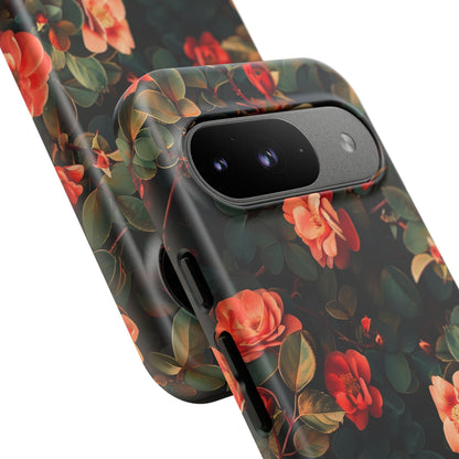 Floral Phone Case - Elegant Floral Design, Tough Protective Case, Perfect Gift for Her, Trendy Phone Accessories, Mother’s Day, Birthday