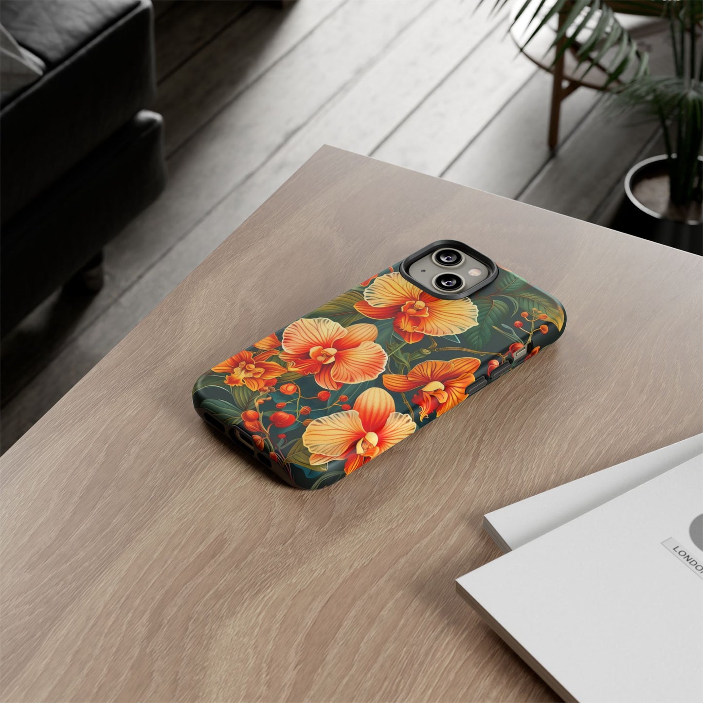 Floral Phone Case - Tough Cases, Protective Cover, Gift for Her, Smartphone Accessory, Floral Design, Nature-Inspired