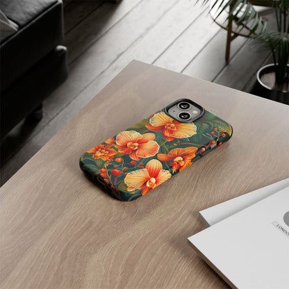 Floral Phone Case - Tough Cases, Protective Cover, Gift for Her, Smartphone Accessory, Floral Design, Nature-Inspired