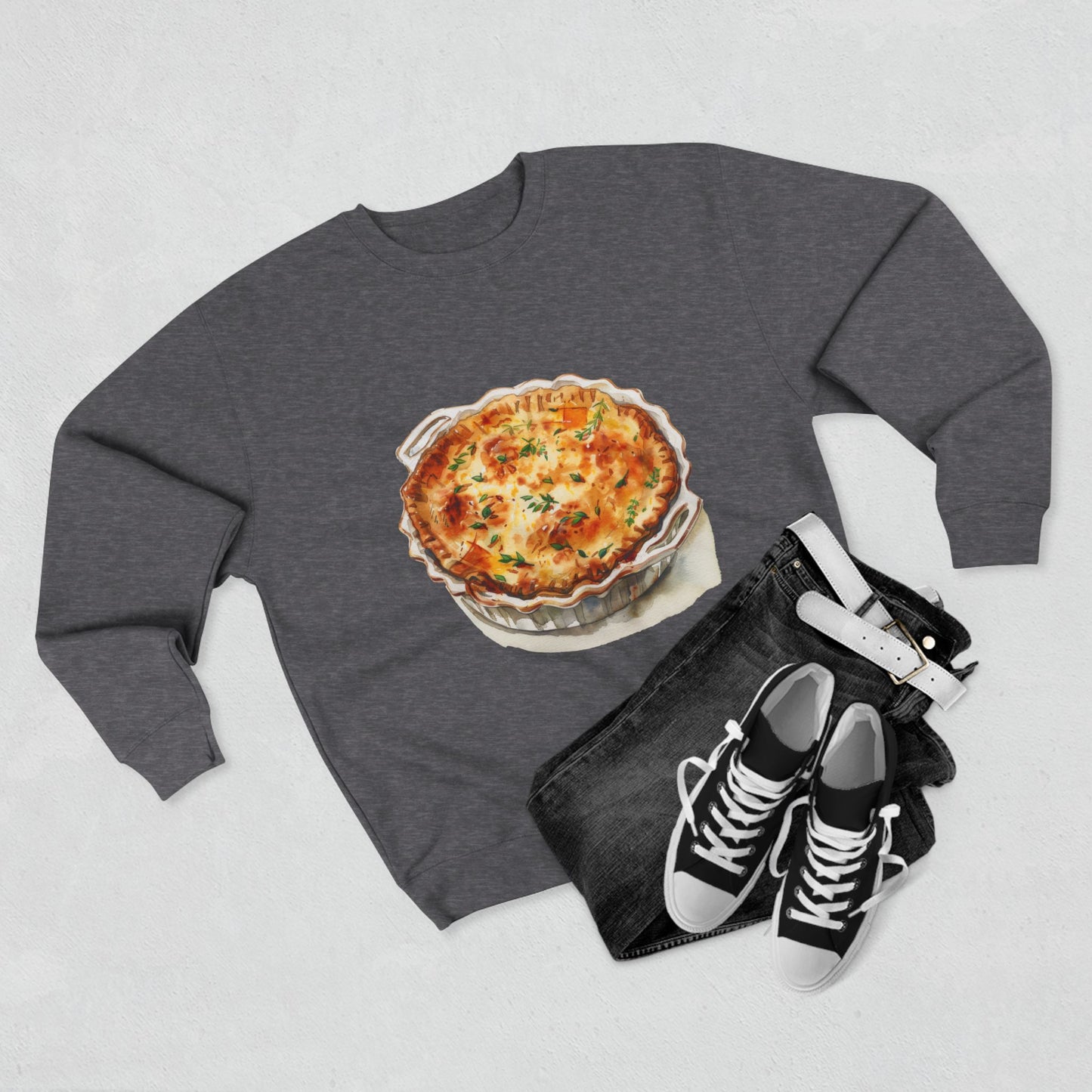 Unisex Crewneck Sweatshirt - British Food - Savory Classics and Traditional Delights