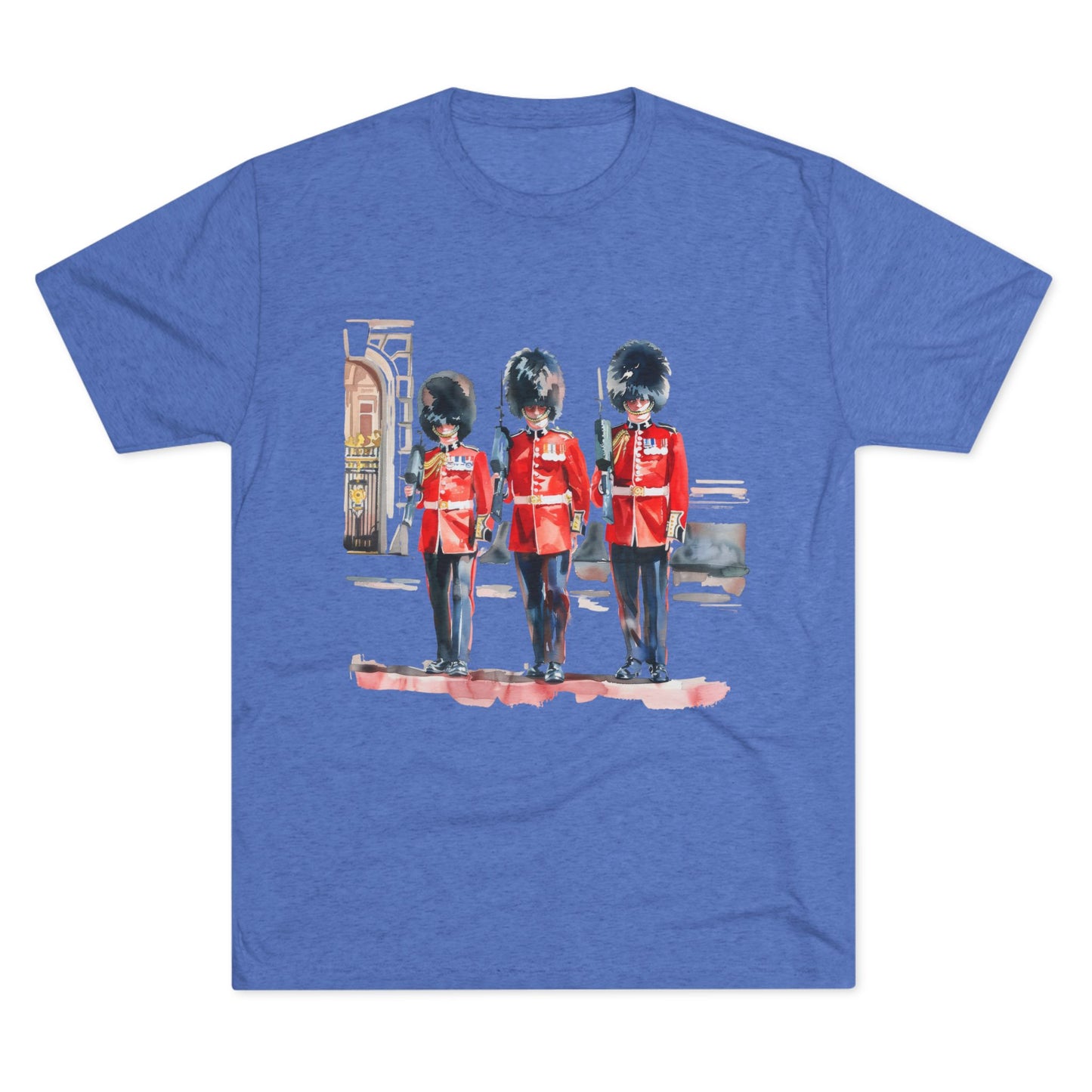 Red Jacket - Bodmin Keep: Cornwall's Army Museum Trendy Unisex Tri-Blend Crew Tee