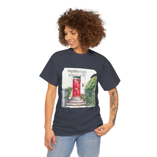 Unisex Heavy Cotton Tee - Embracing Classic British Nature Charm and Style