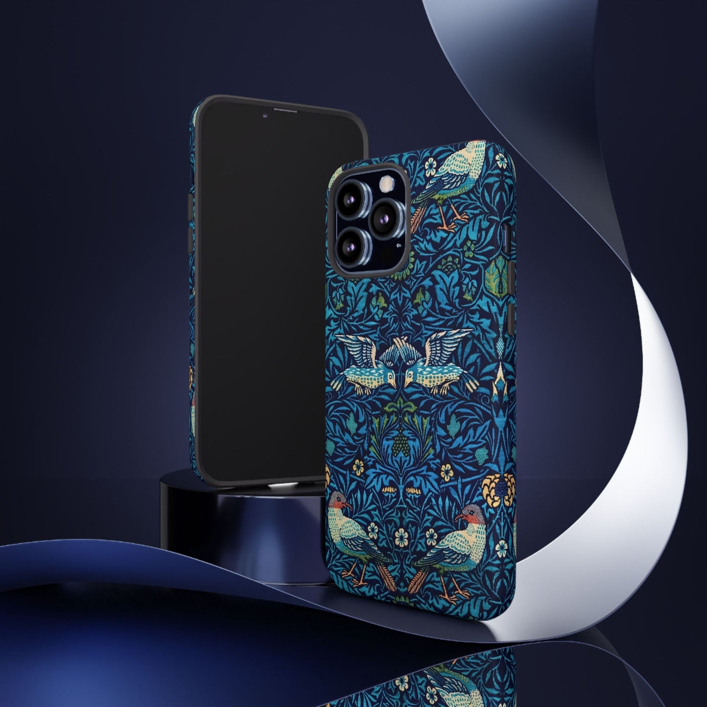 Elegant Bird Pattern Phone Case | Nature Lover Gift, Stylish Mobile Cover, Floral Design, Eco-Friendly, Unique Cell Phone Protector