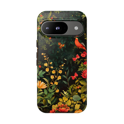 Floral Tough Phone Case, Nature-Inspired Design, Ideal for Garden Lovers, Gift for Birthdays, Christmas, Eco-Friendly Accessory