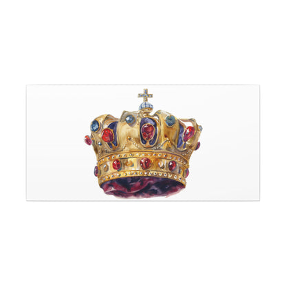 Crown Art Print, Royal Wall Decor, Matched for Home or Office, Gift for Art Lovers, Unique Royalty Artwork