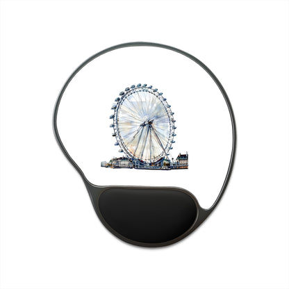 Elegant London Eye Mouse Pad with Wrist Rest | Perfect for Home Office Decor, Gift for Travel Lovers, Work from Home Essentials, Desk [...]