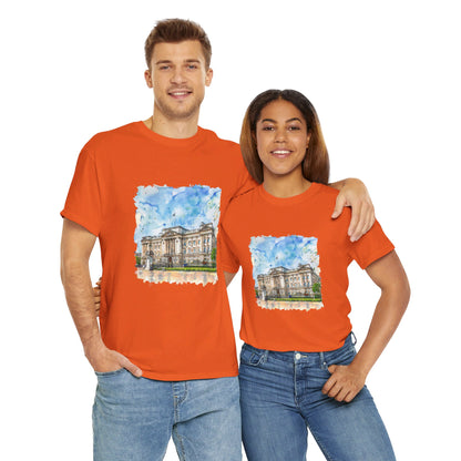 The Heart of British Culture and Iconic Landmarks Classy Unisex Heavy Cotton T-Shirt