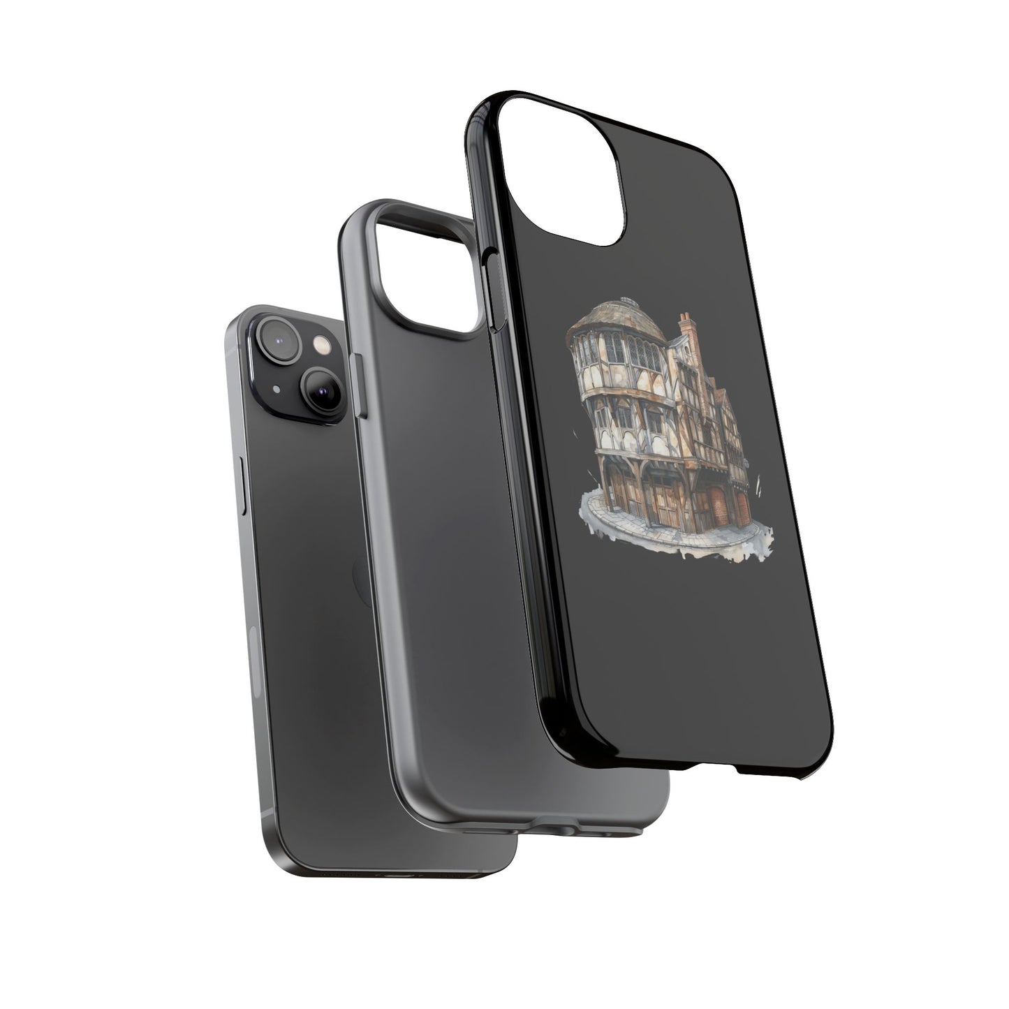 Stylish Phone Case featuring Unique Building Design, Art Lover Gift, Durable Phone Cover, Trendy Gadget Accessory, Unique Gift for Her
