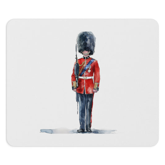 British Guard Mouse Pad | Cute Office Decor, Gift for Royal Family Fans, Unique Desk Accessories, Perfect for Home Office, Ideal Gift
