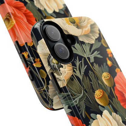 Floral Phone Case - Tough Cases with Vibrant Garden Design, Phone Accessory, Gift for Her, Spring Style, Nature Lover