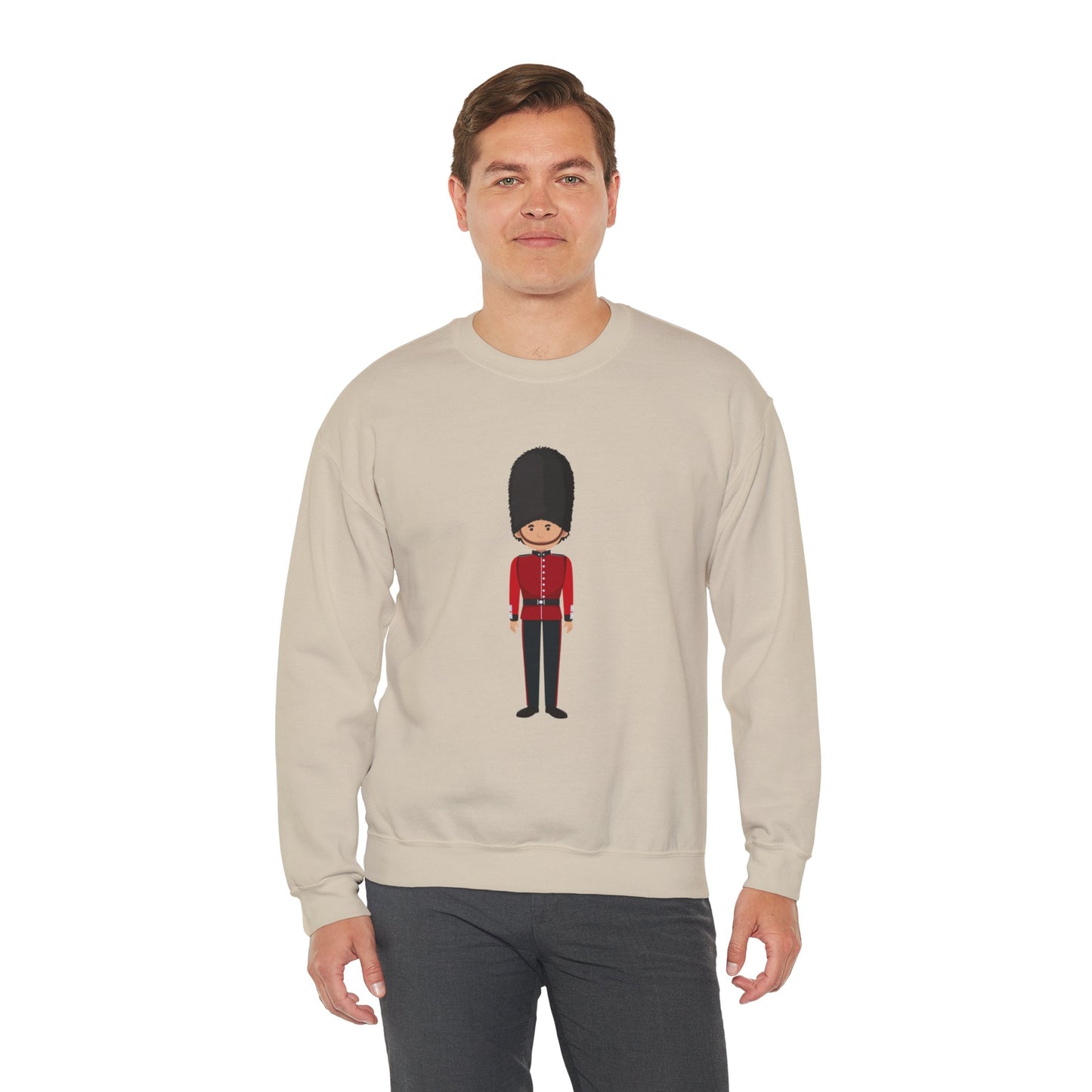 Unisex Heavy Blend™ Crewneck Sweatshirt Trendy - Soldier - Classic Military Elegance and Honorable