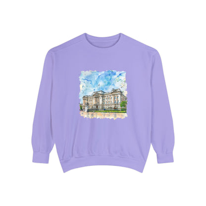 Unisex Garment-Dyed Sweatshirt Lightweight - British Nature Scenic Landscapes