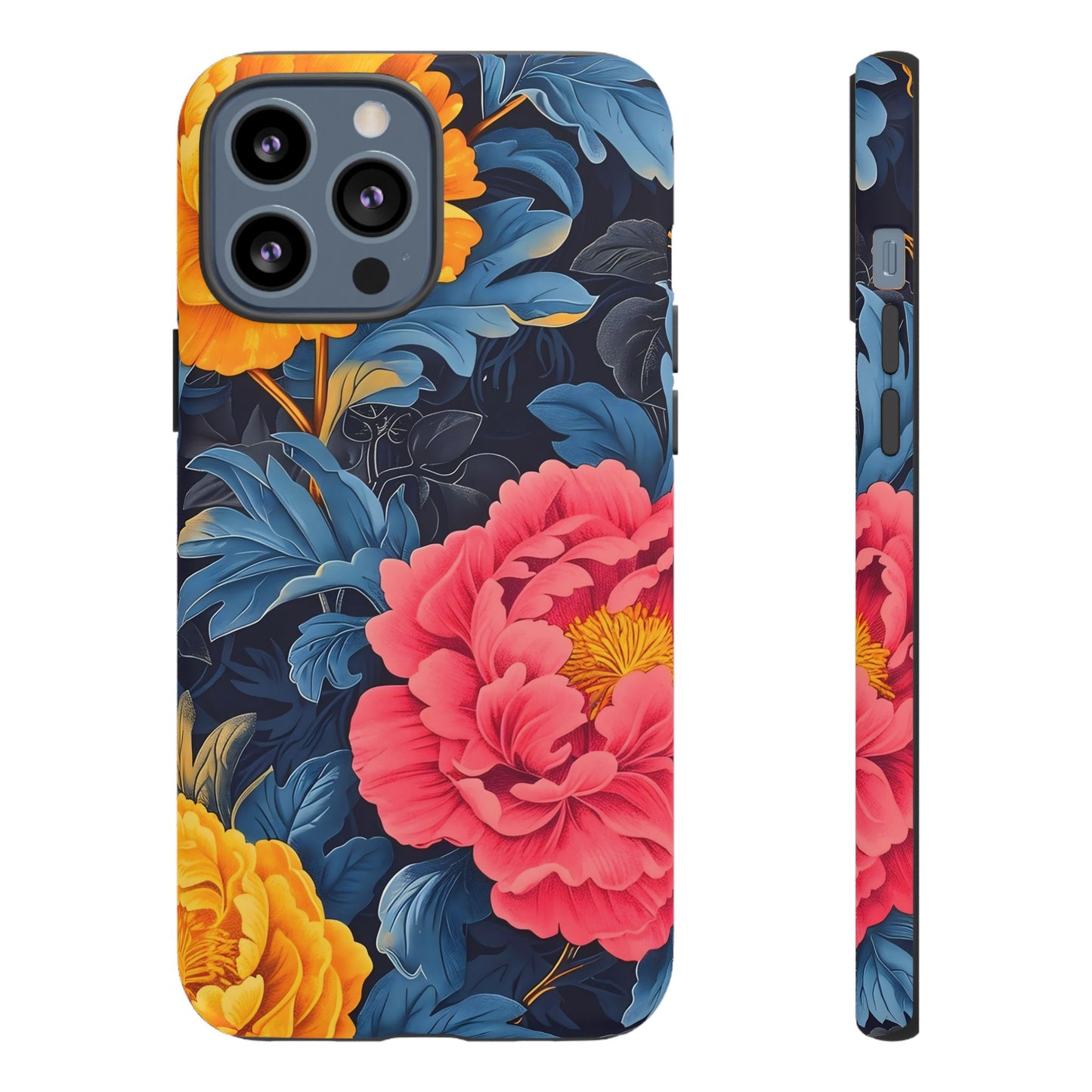Floral Phone Case, Tough Cases, Stylish Mobile Cover, Gifts for Her, Phone Accessories, Unique Flower Design