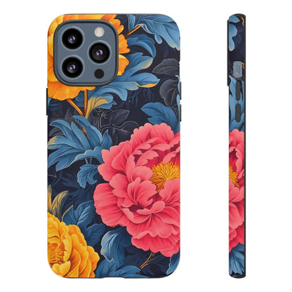Floral Phone Case, Tough Cases, Stylish Mobile Cover, Gifts for Her, Phone Accessories, Unique Flower Design